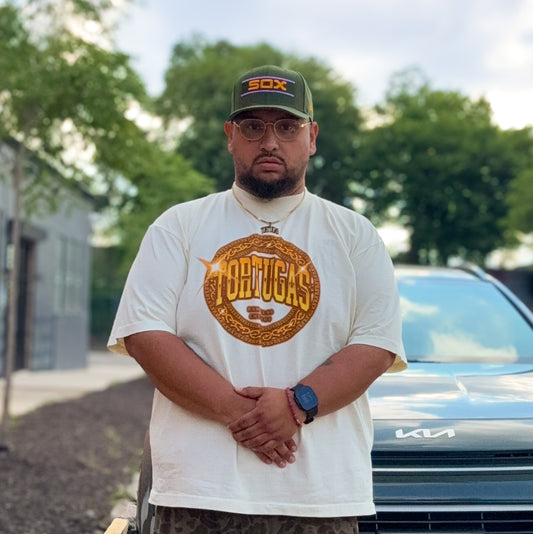 Heavyweight garment dyed cream